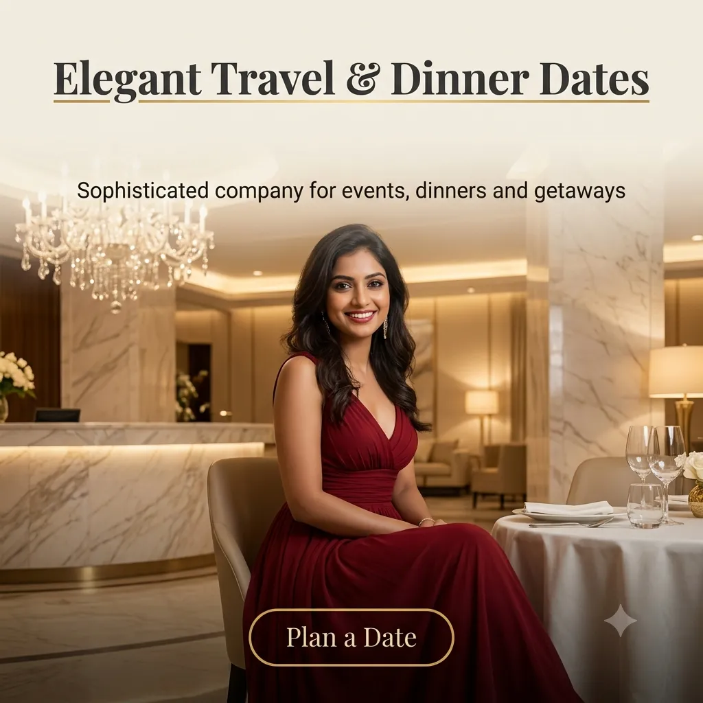 Elegant travel and dinner dates — Bangalore escorts