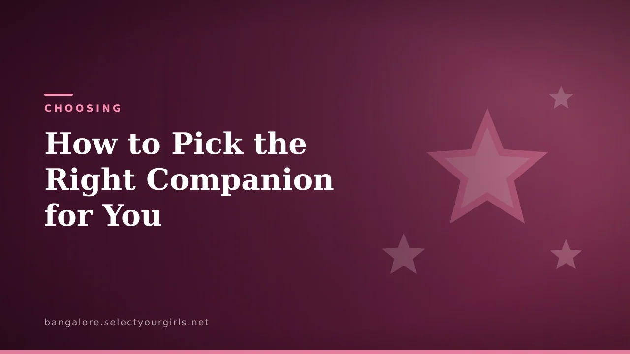 How to Pick the Right Companion for You